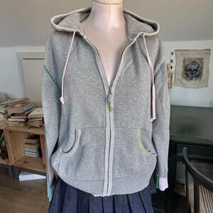 Zaket & Plover Women's Grey and Multi Jumper